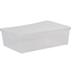Boîte de rangement transparente 22 L