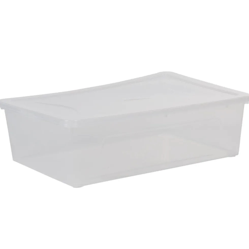 Boîte de rangement transparente 22 L