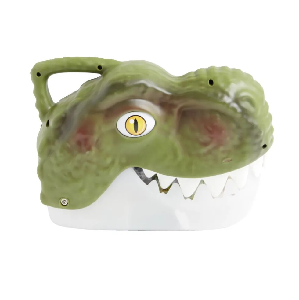 Boîte de rangement tête de dinosaure avec figurines