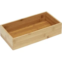 Boîte en bambou organisateur L.30xl.15xH.6,5 cm