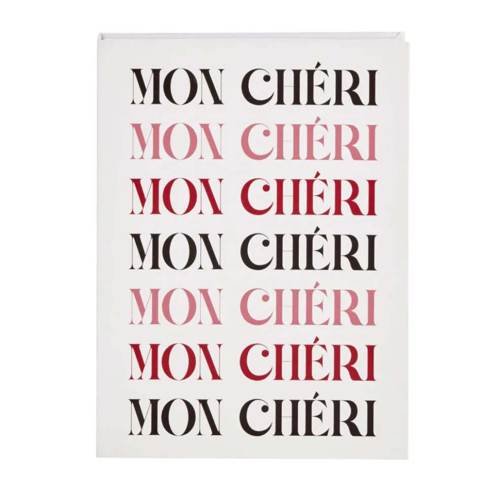Boîte forme livre thème amour 22x16,5xÉp2,7cm