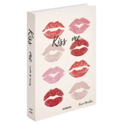 Boîte forme livre thème amour 25x18xÉp3,7cm