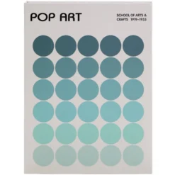 Boîte livre carton “Pop art” bleu 16,5x22cm