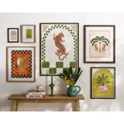 Boîte livre en carton motif tropical 22x16xÉp3cm (2 modèles)