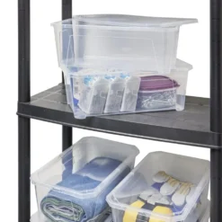 Boîte 6L plastique transparent x6