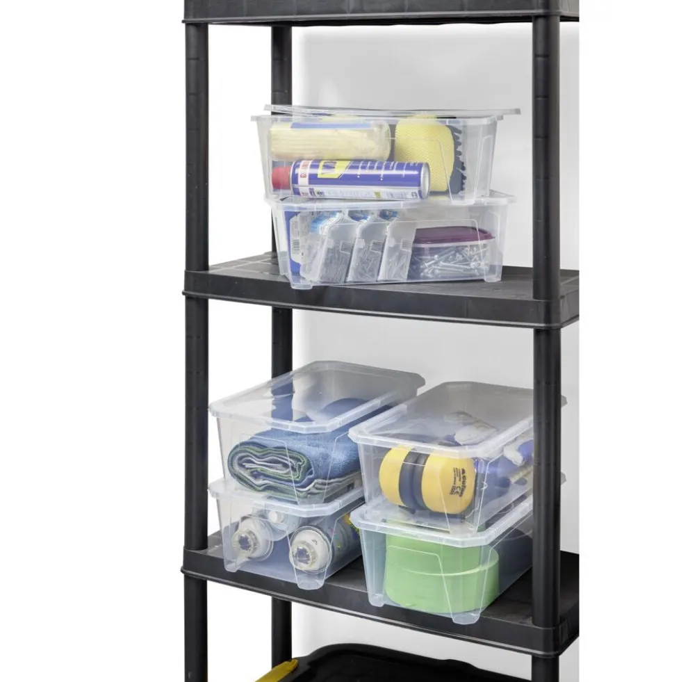 Boîte 6L plastique transparent x6