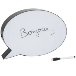 Boîte à message lumineuse en forme de bulle