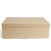 Boîte papier beige 40x26,5x13cm