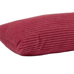 Boudin de porte côtelé polyester couleur unie Ø10x90cm (3 modèles)