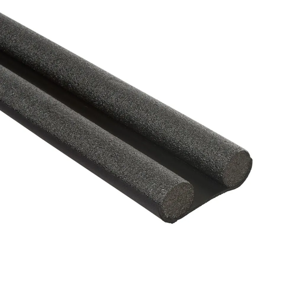 Boudin isolant bas de porte polyester noir L92cm