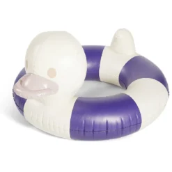 Bouée canard Funky bleu et blanc Ø130xH71cm