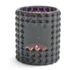 Bougeoir bubble noir Ø7,8cm