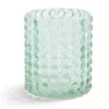 Bougeoir bubble vert Ø7,8cm