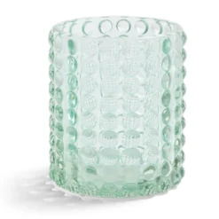 Bougeoir bubble vert Ø7,8cm