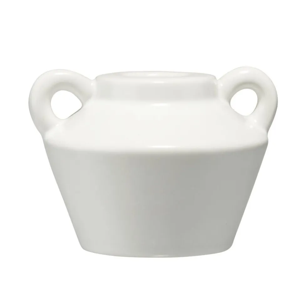 Bougeoir céramique x3 forme amphore Ø8xH6cm