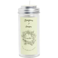 Bougeoir verre + 9 bougies chauffe-plats parfumées