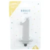 Bougie anniversaire chiffre 1 mat argenté