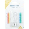 Bougie anniversaire lumineuse à led chiffre 8