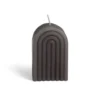Bougie Bridge noire 6x4xH9cm