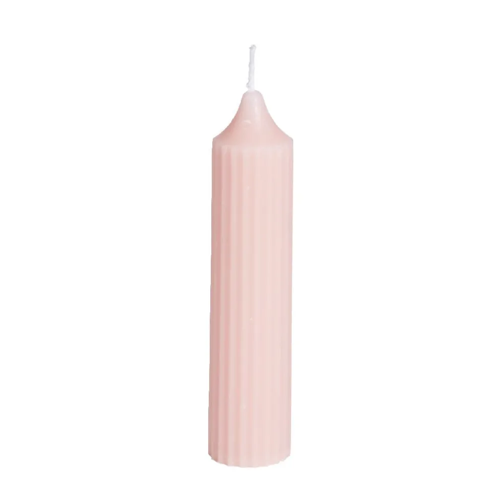 Bougie bâton Ø3,4xH15,5cm - 3 coloris