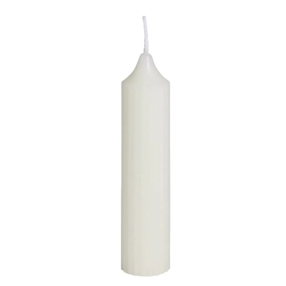 Bougie bâton Ø3,4xH15,5cm - 3 coloris