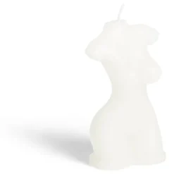 Bougie buste blanc 5x3,5xH7,5cm