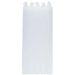 Bougie chandelle blanche x10