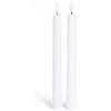 Bougie chandelle LED blanche x2
