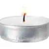 Bougie chauffe-plat blanche x100