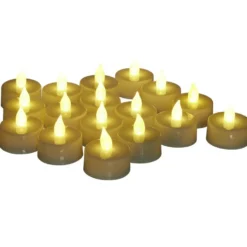 Bougie chauffe-plat LED blanc x18