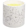 Bougie citronnelle 3 mèches design terrazzo Ø15xH14cm