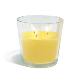 Bougie citronnelle 3 mèches Ø13xH12,5cm
