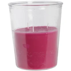 Bougie citronnelle 3 mèches Ø18,5xH21,5cm (4 modèles)