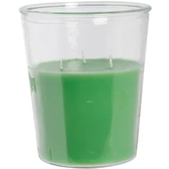 Bougie citronnelle 3 mèches Ø18,5xH21,5cm (4 modèles)