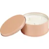 Bougie citronnelle soja et beurre de ghee boîte métal refermable 18H