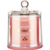 Bougie cloche message senteur Vanille corail