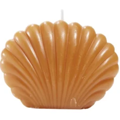 Bougie coquillage petit modèle 8,7x4,5xH6cm