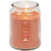 Bougie dans bocal orange Ø9,5 cm