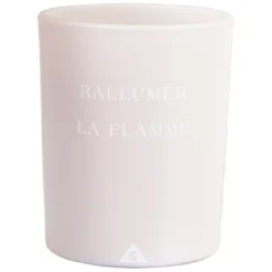 Bougie dans verre inscription Rallumer la flamme senteur passion 40H