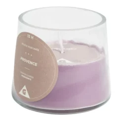Bougie dans verre senteur provence Ø9xH7.5cm