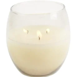 Bougie dans verre senteur vanille 3 mèches 36H