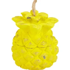 Bougie en forme d'ananas avec couvercle