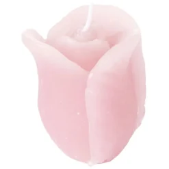 Bougie en forme de rose H6 cm
