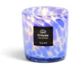 Bougie en verre soufflé Air Marin 46h Ø10xH10cm bleu