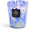 Bougie en verre soufflé Air Marin 82h Ø13xH16cm bleu