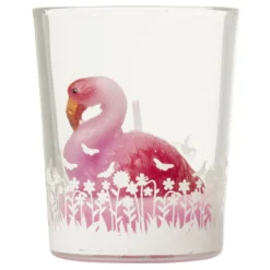 Bougie flamand rose H.6cm
