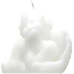 Bougie forme buste d'ange