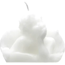 Bougie forme buste d'ange
