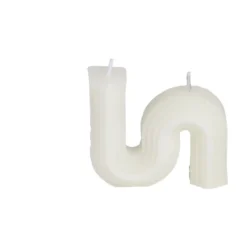 Bougie forme géométrique 9x2xH8cm