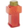 Bougie funéraire forme croix Ø10xH15cm rouge